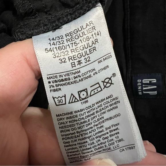 Gap 14 Black True Skinny Denim Jeans R10 - Picture 5 of 5
